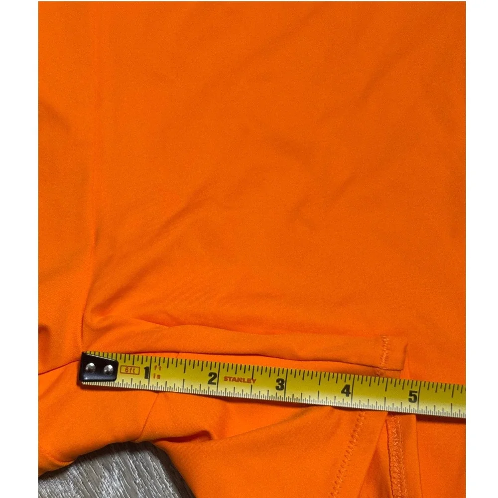 SKIMS Recycled Swim Mid Waist Short Orange SW-MWS-0750 Womens Size S NWT